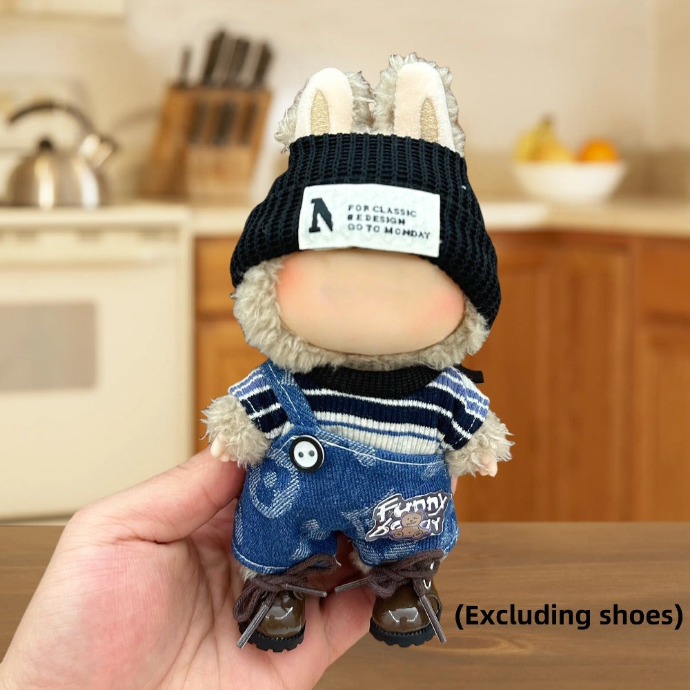 1 Set Fashion Handmade Doll Clothing 2.63/ 6.69inch Inches Plush Doll Cute Clothes Accessories Girl Toy Gifts (Not Include Doll)