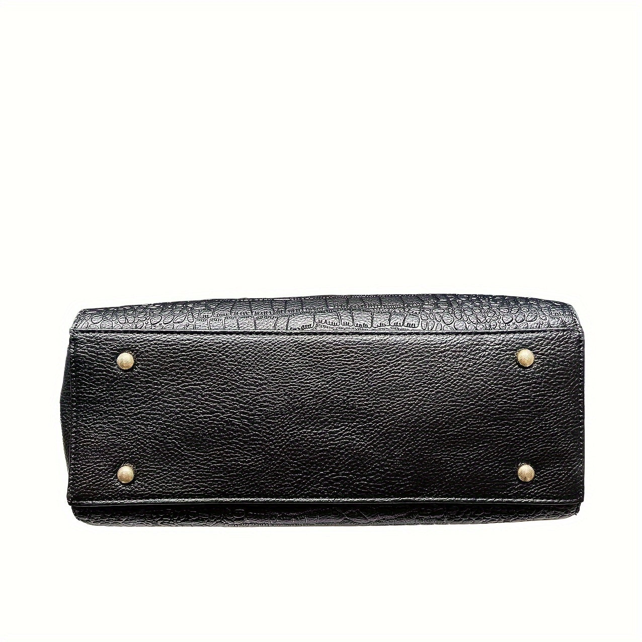 Elegant Women's Crocodile Pattern Tote Bag