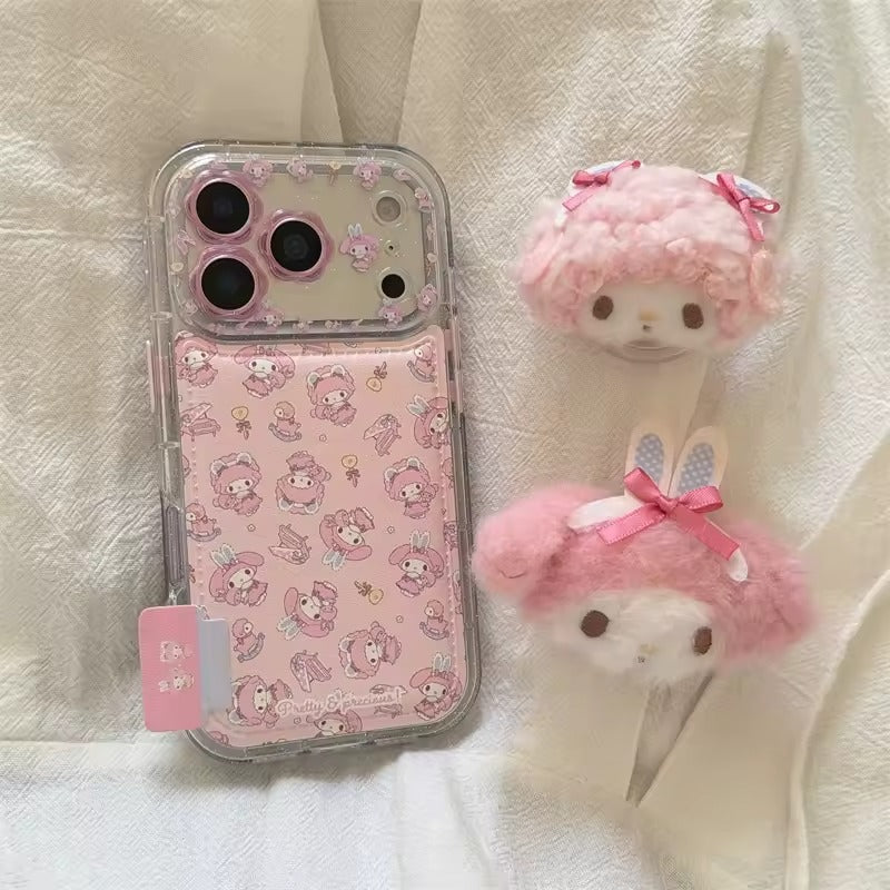 Korean Cute Flower Camera Melody Phone Case For iPhone 17 Pro Max Cover with Cartoon Cases -AX