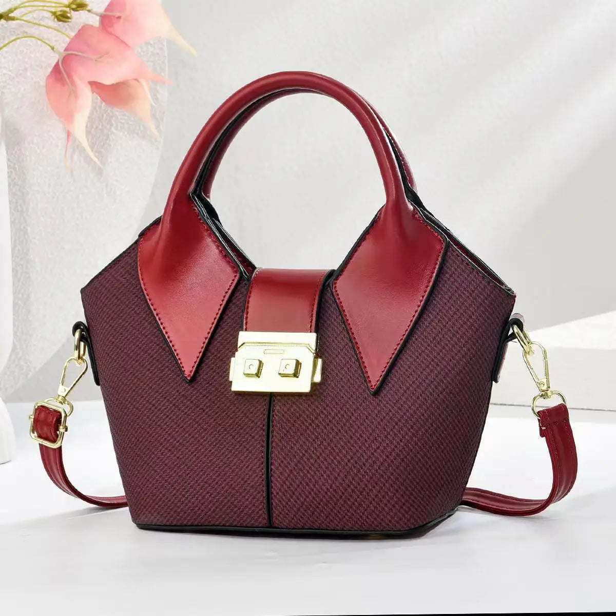 PU multi-color square pattern handbag new high-quality cross-body bag for women zipper closure medium Cross Bags For Women