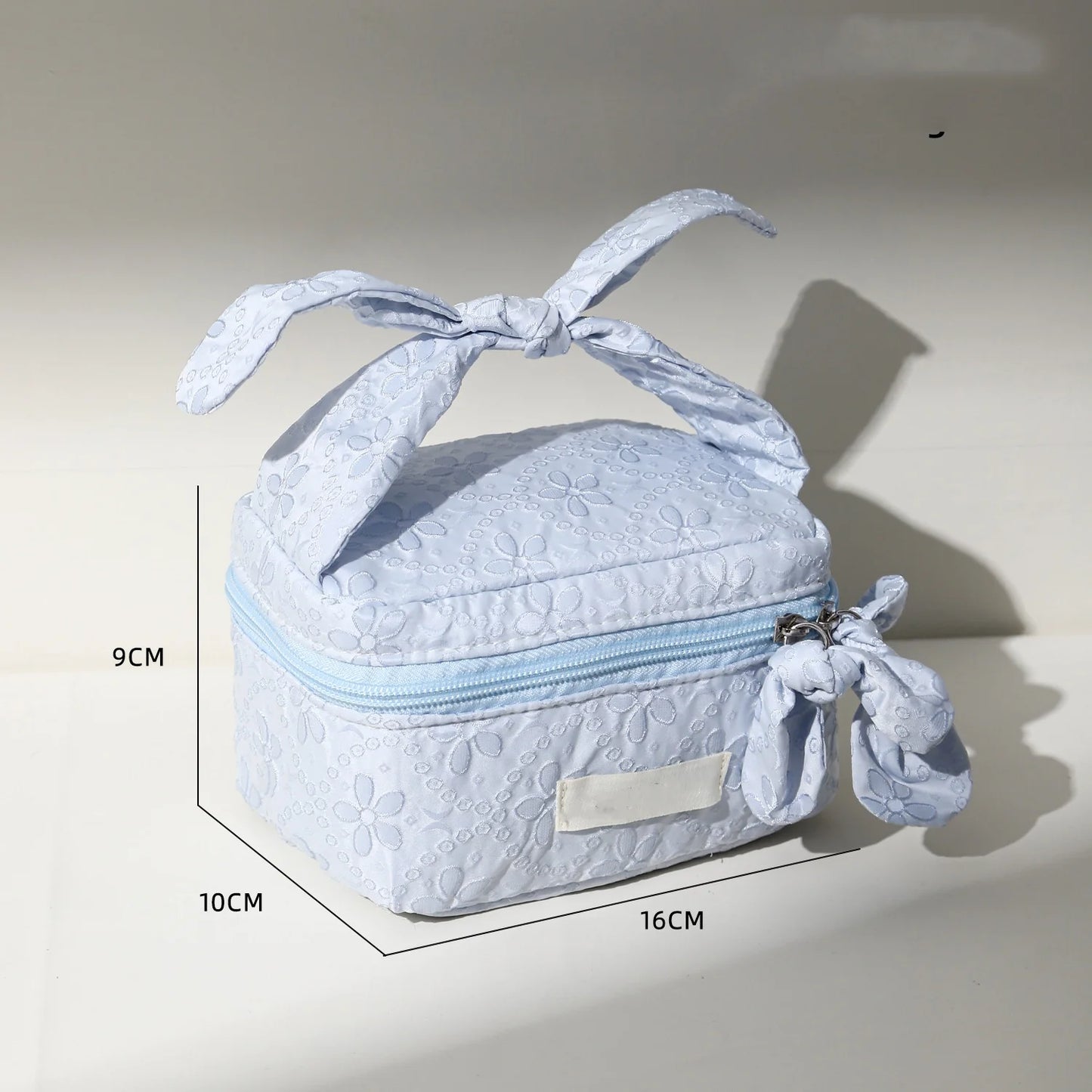 Large Capacity Fresh Candy Color Portable Customized Cosmetic Bag Simple Style Polyester Storage Bags Zipper Fashionable