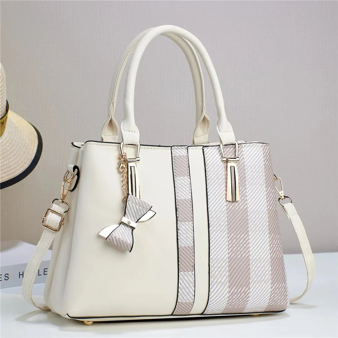 2025 New Fashion Ladies Large-Capacity Casual Luxury Hand Bags Good Quality Female New Fashion Trend with Zipper Closure