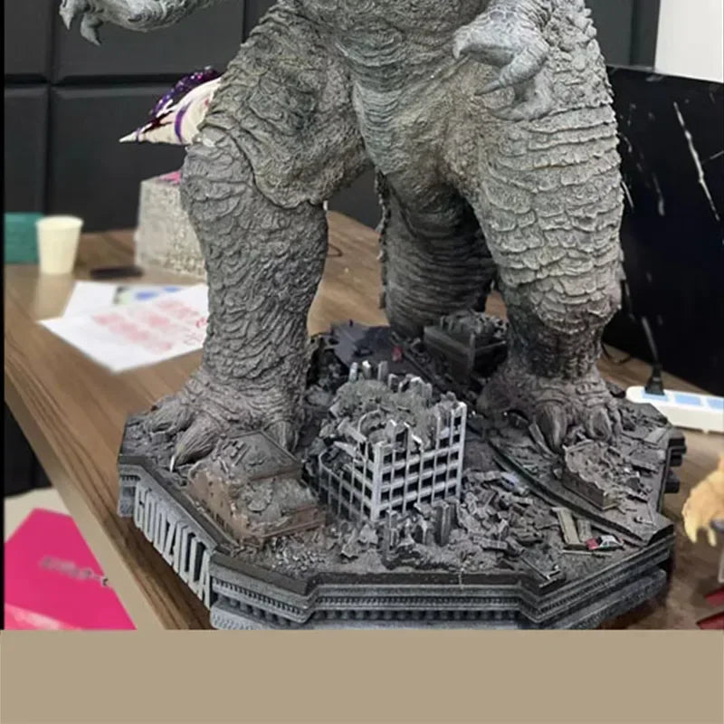 Anime Godzilla VS King Kong Action Figures GK Gojira Heat Rays Lighted Movie Model 50cm PVC Collection Statue Peripheral Toys