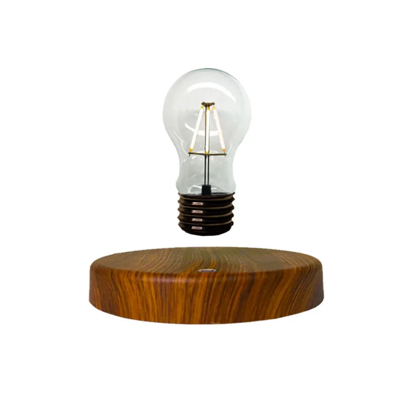 Magnetic Levitation Lamp Creativity Floating Glass Halogen Bulb Home Office Desk Decoration Birthday Gift Atmosphere Night Light