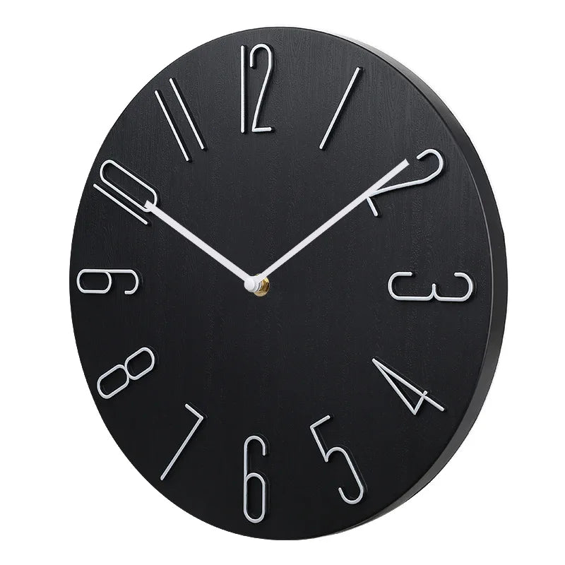Wall clock living room household hanging fashion clock light