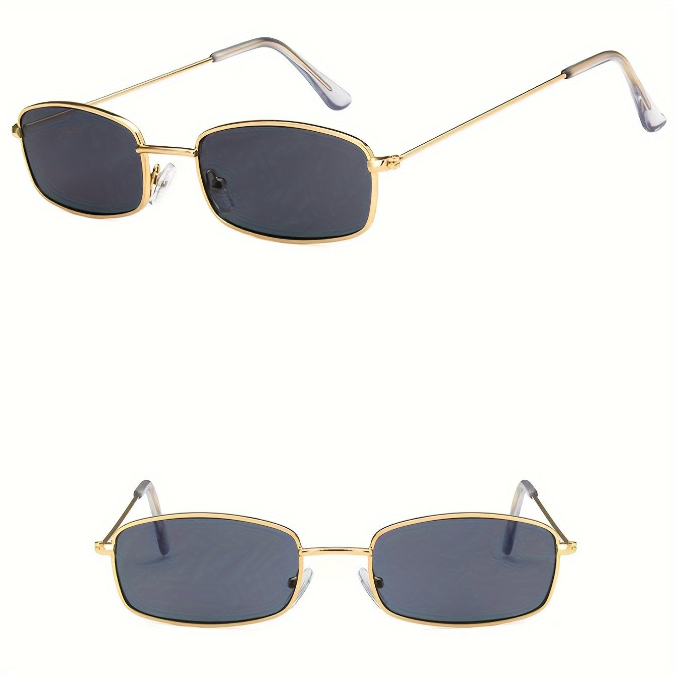 Golden Style Square Small Frame Men's Fashion Glasses