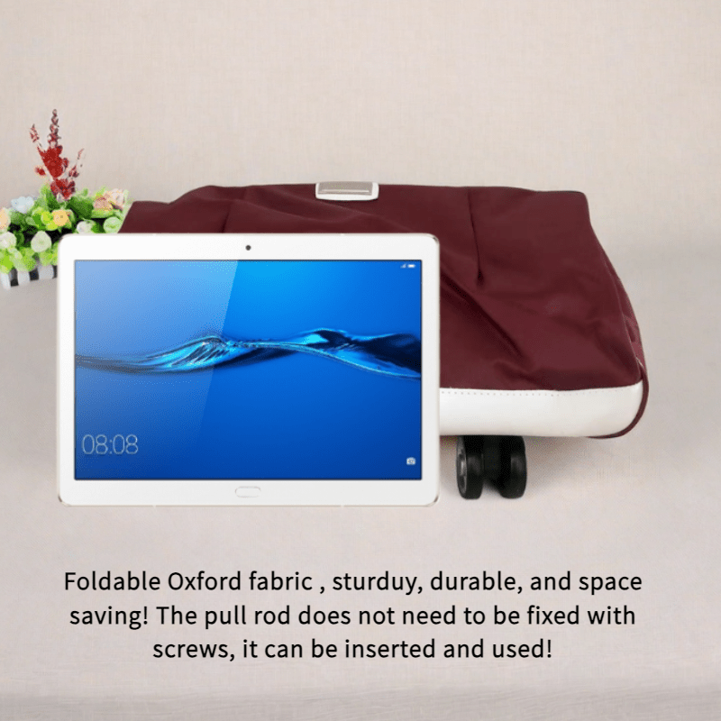 Fashionable Luggage Bag, Large Capacity Oxford Fabric Luggage With Trolley Handle, Four - Wheeled Travel Bag - Durable & Spacious - For Business & Leisure Travel - Ideal Gift for Frequent Travelers - buythingsusa