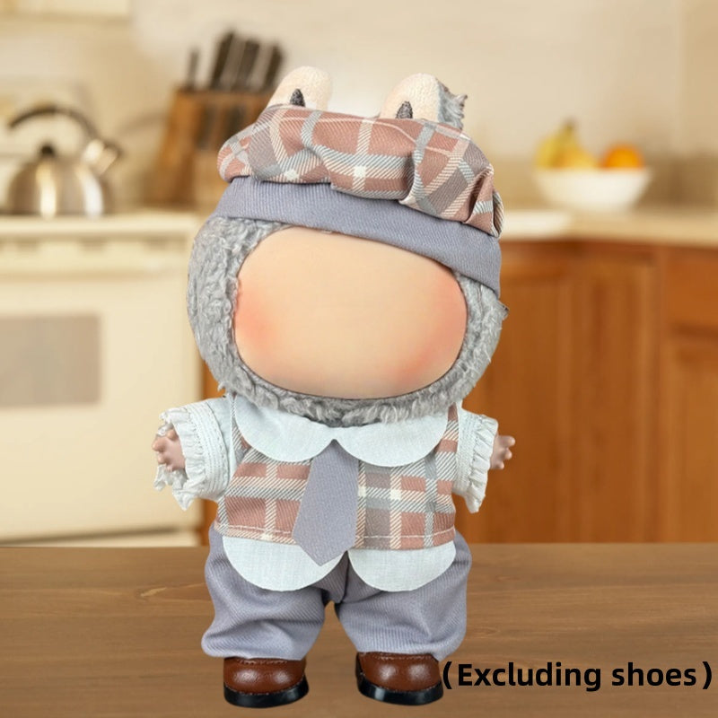 1 Set Fashion Handmade Doll Clothing 2.63/ 6.69inch Inches Plush Doll Cute Clothes Accessories Girl Toy Gifts (Not Include Doll)