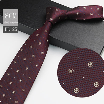 1pc Elegant Men's Polyester Necktie, 3.15inch Wide.