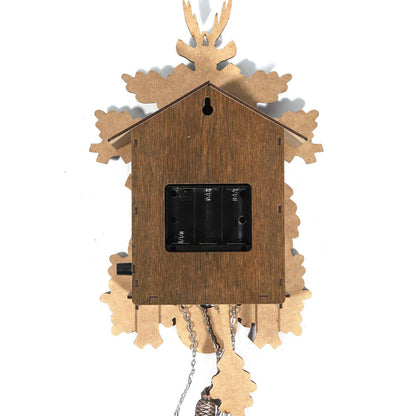 1pc GDRASUYA10 Vintage German Black Forest Handcrafted Pine Wood Cuckoo Clock