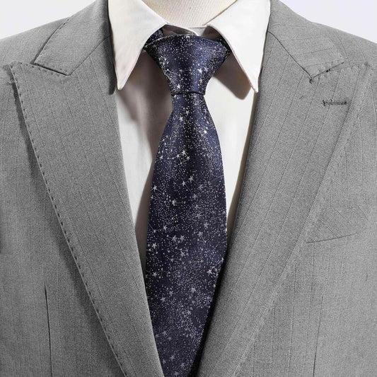 Stylish Men's Star Pattern Tie - Perfect for Work..