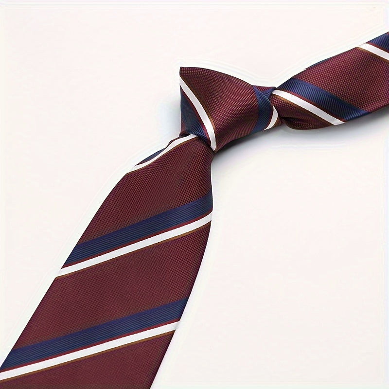 1pc Elegant Men's Polyester Necktie, 3.15inch Wide.