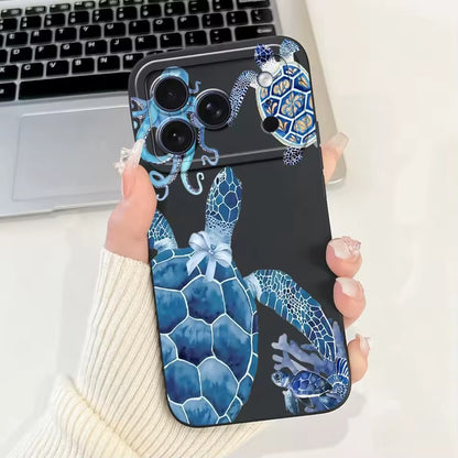 Cute Rabbit Cat Cartoon  For iPhone 17Pro Max Shockproof Soft Silicone Cases  -AX