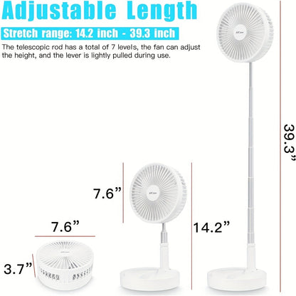 3600mAh Rechargeable Portable Fan