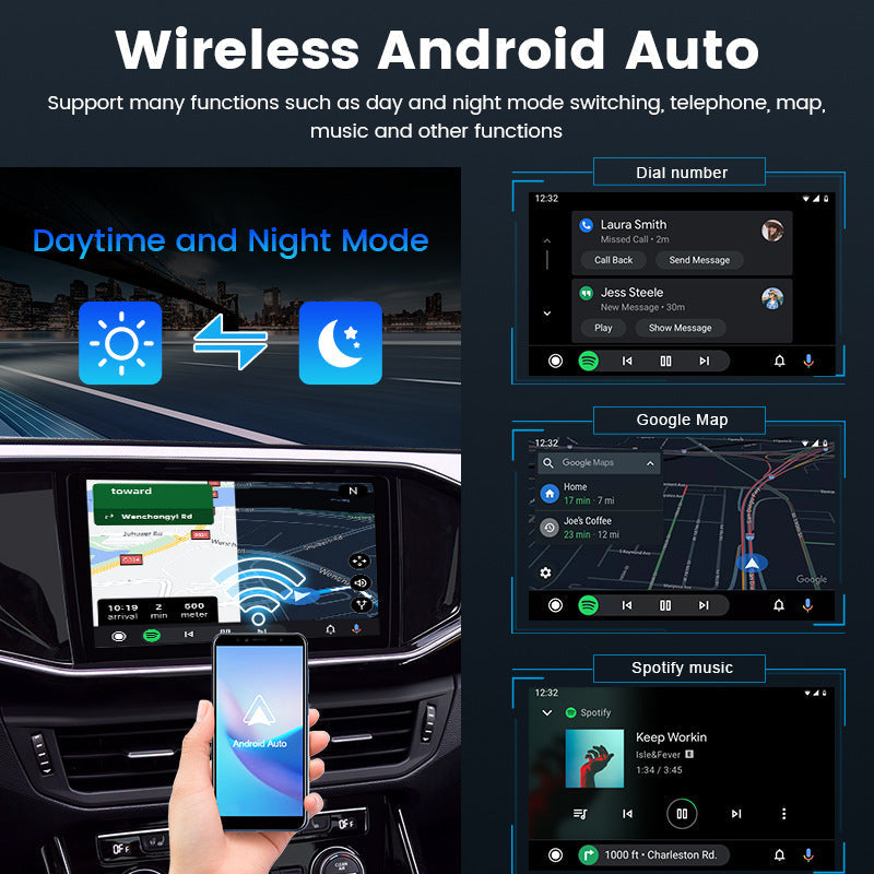 Car Connect Original Wired to Wireless CarPlay Android Auto Box