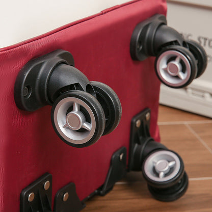 Fashionable Luggage Bag, Large Capacity Oxford Fabric Luggage With Trolley Handle, Four-Wheeled Travel Bag - Durable & Spacious - For Business & Leisure Travel - Ideal Gift for Frequent Travelers