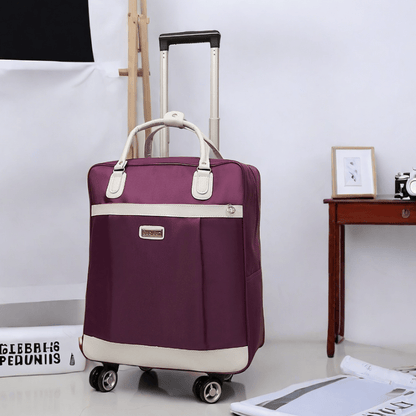 Fashionable Luggage Bag, Large Capacity Oxford Fabric Luggage With Trolley Handle, Four-Wheeled Travel Bag - Durable & Spacious - For Business & Leisure Travel - Ideal Gift for Frequent Travelers