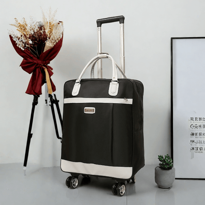 Fashionable Luggage Bag, Large Capacity Oxford Fabric Luggage With Trolley Handle, Four-Wheeled Travel Bag - Durable & Spacious - For Business & Leisure Travel - Ideal Gift for Frequent Travelers