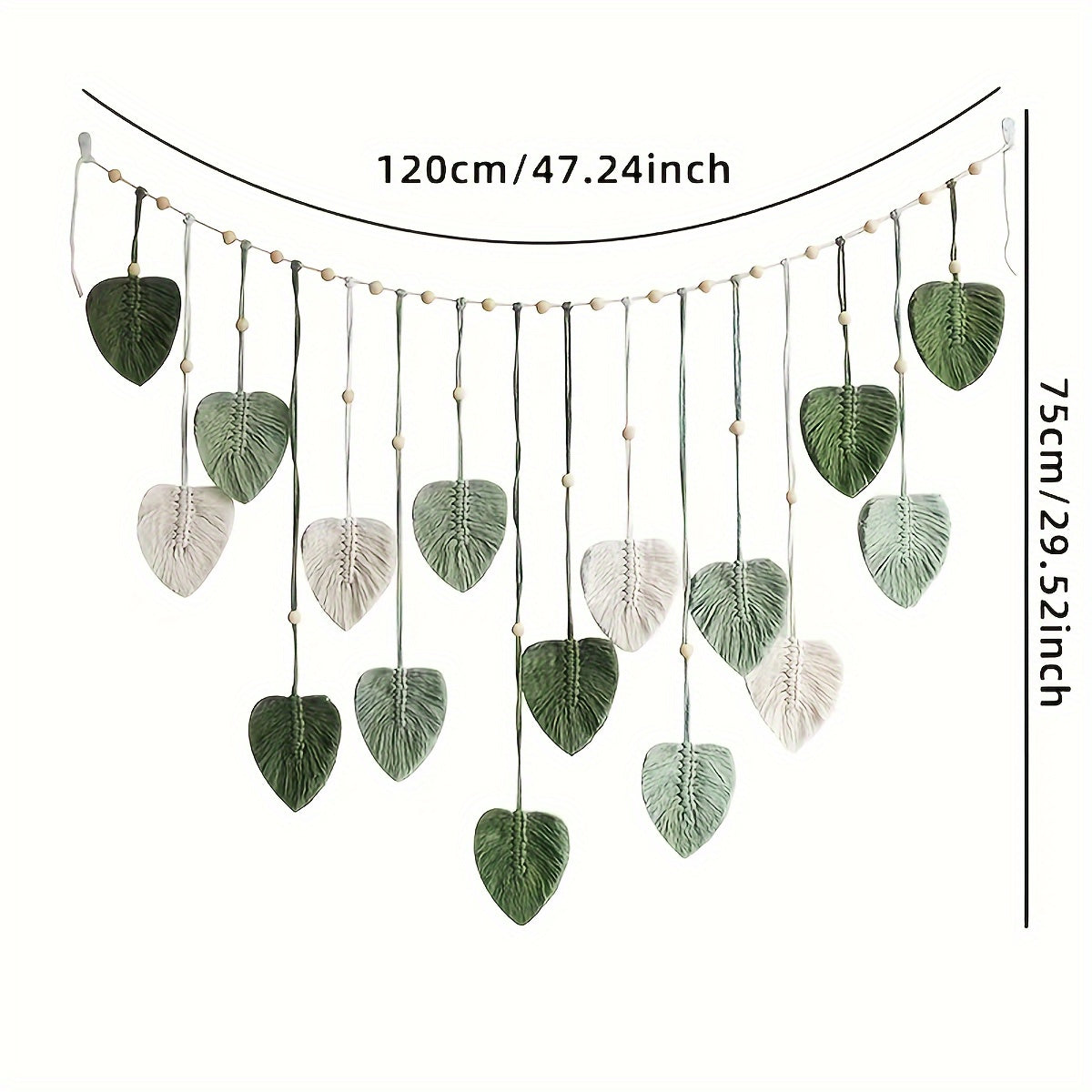 Beautiful room decor, leaves hanging on the walls, modern woven wall decor tapestries, Bohemian style wall decor, home decor, woven feather wall decor, Halloween gifts for Mom, Christmas gifts