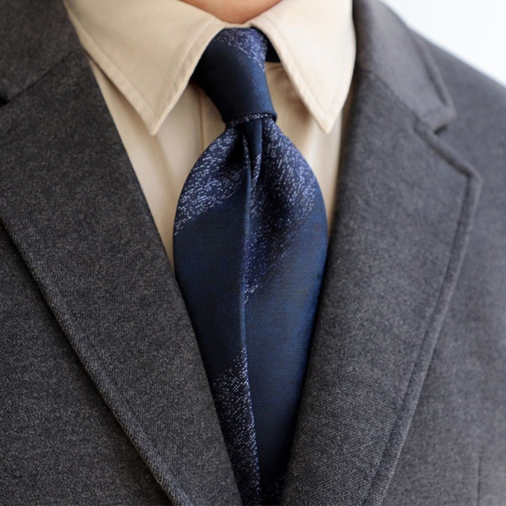 Adjustable Polyester Striped Tie for Men - Soft, Durable Necktie