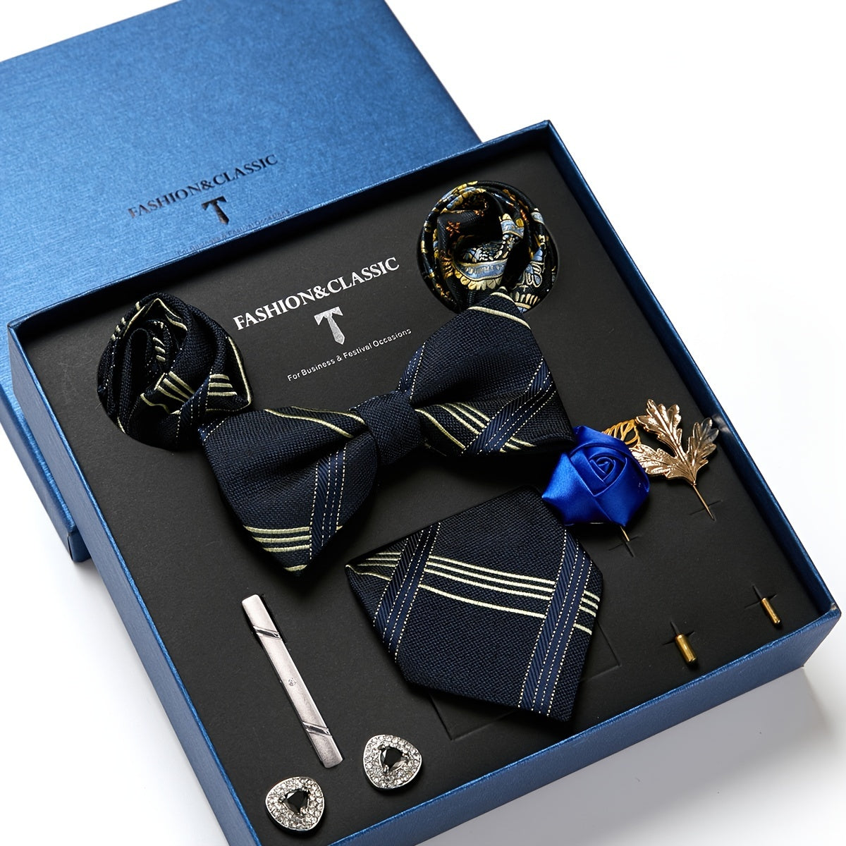 Passabin Men's Luxury Tie Set Box..