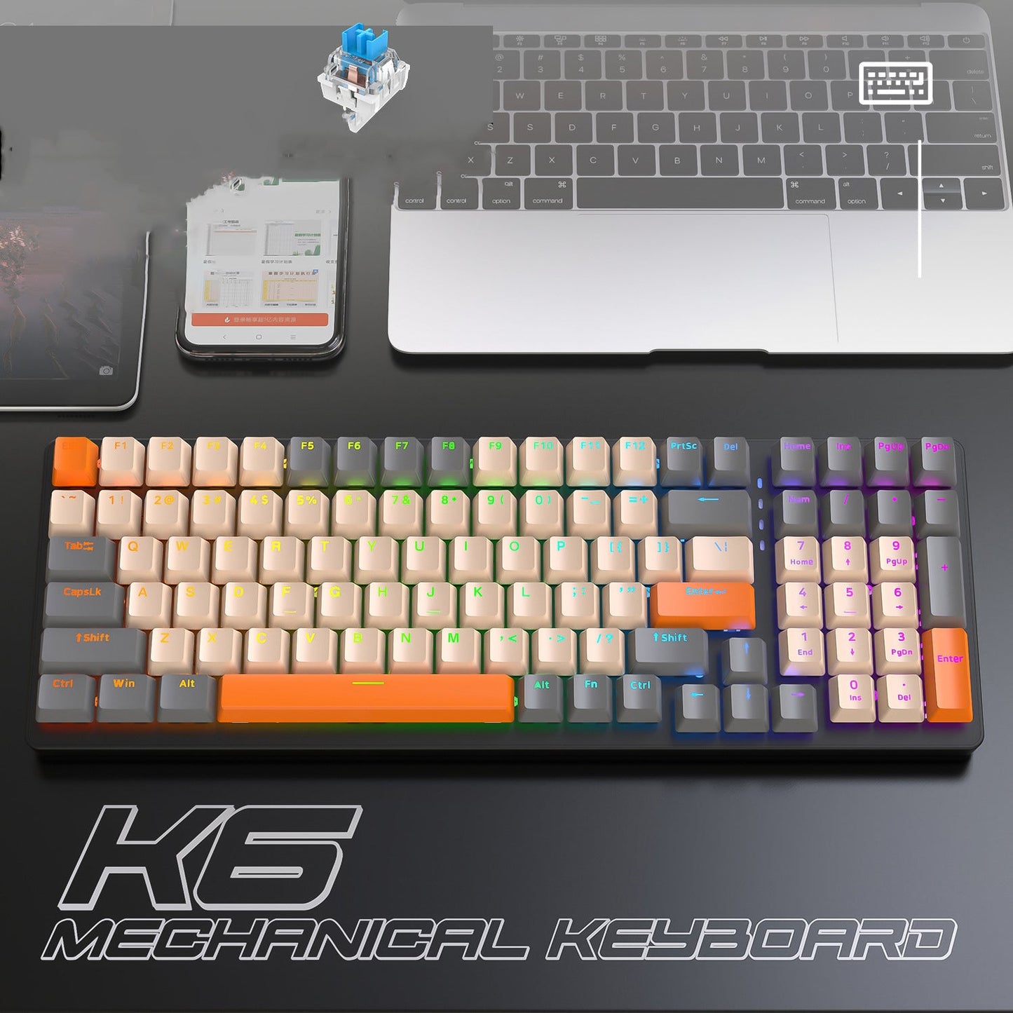 Mechanical Wireless Keyboard