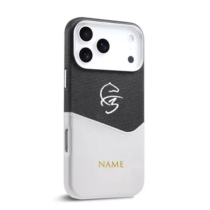 Personalise Initial letters Magsafe Cardholder Phone Case 17 Pro Max  Magnetic Covers- AX