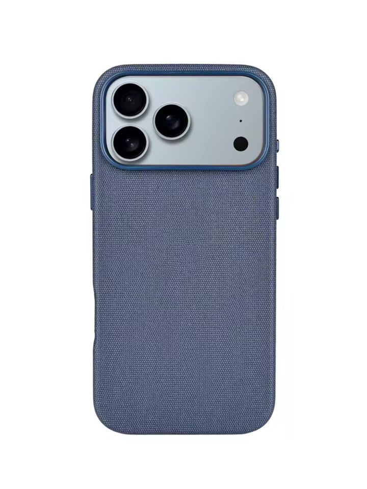 Suitable for Apple 17Pro max_with Cloth Texture Magsafe Animation  Cover-AX