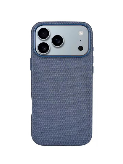 Suitable for Apple 17Pro max_with Cloth Texture Magsafe Animation  Cover-AX