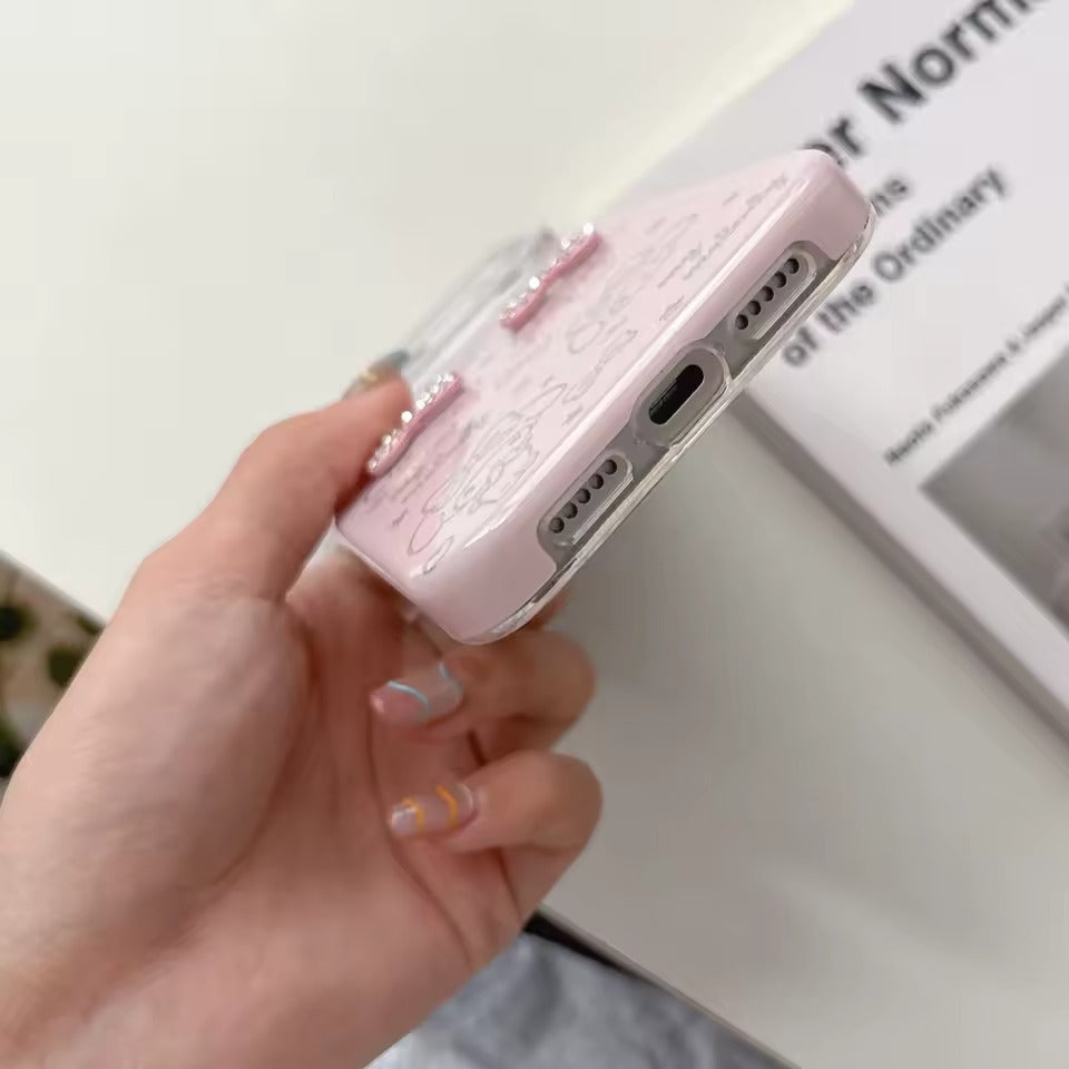 Gentle Beautiful Pink Rose Flowers Transparent Charging Phone Cover Case for iPhone 17  Pro Max -AX