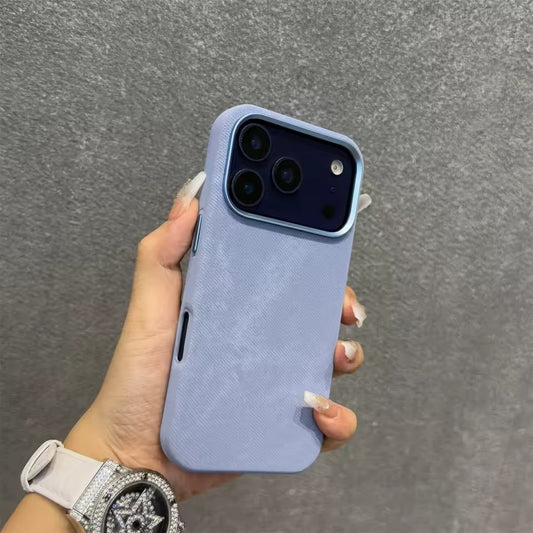 Luxury Built-in For Magsafe Flannel Case For iPhone 17 Pro Max  Charge Matte Cover - AX