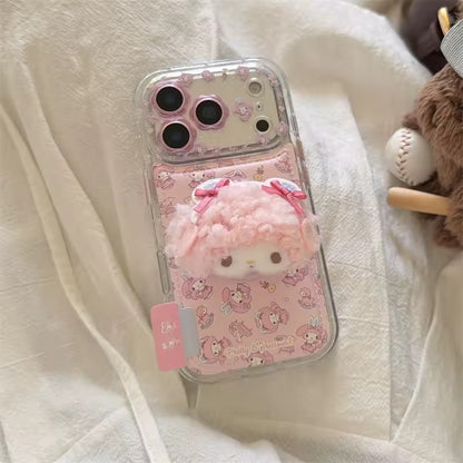 Korean Cute Flower Camera Melody Phone Case For iPhone 17  Pro Max Cover with  Cartoon Cases -AX