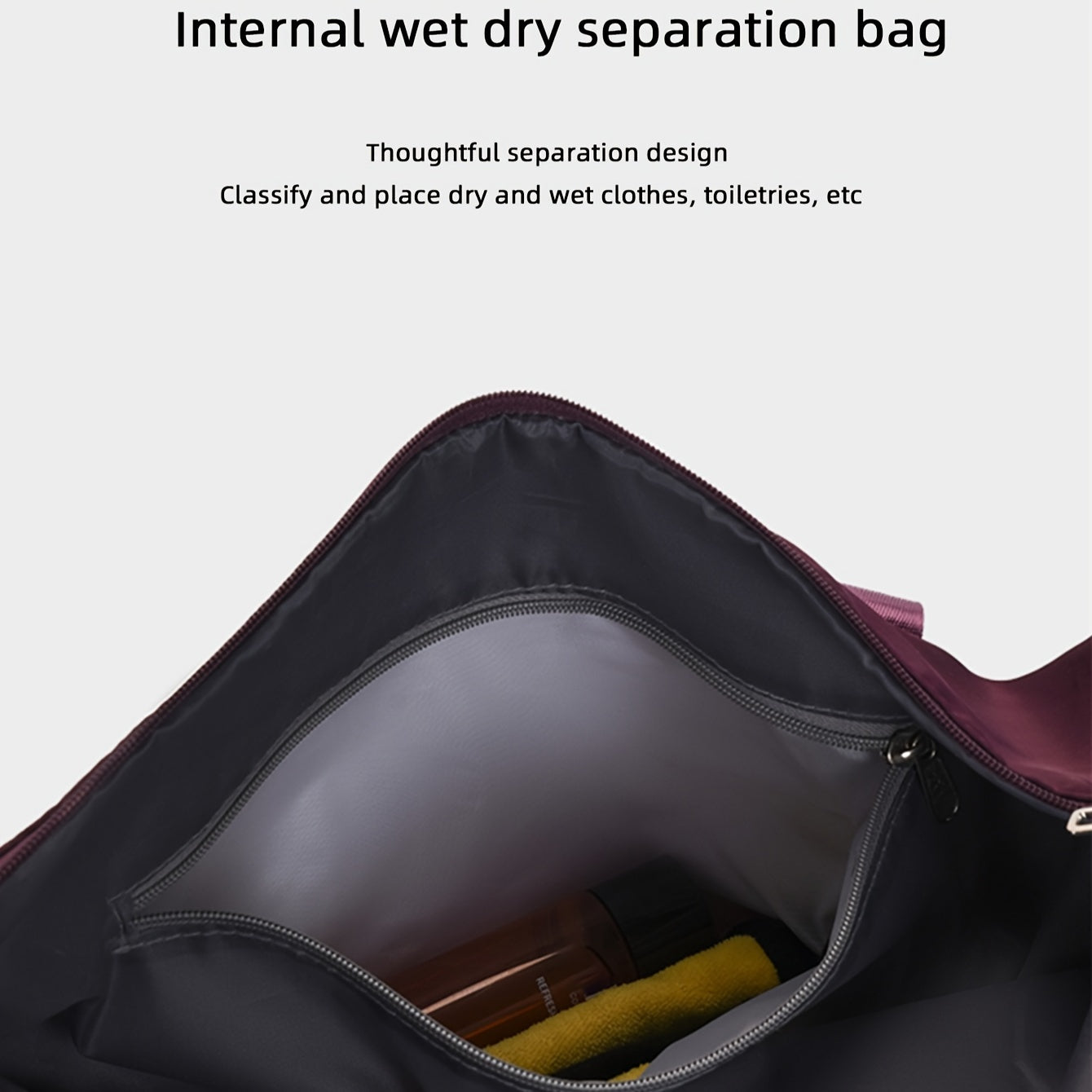 3-in-1 Expandable Travel Bag With Wheels, Lightweight Carry-On Multi-Compartments, Telescopic Handle Sleeve Luggage Backpack