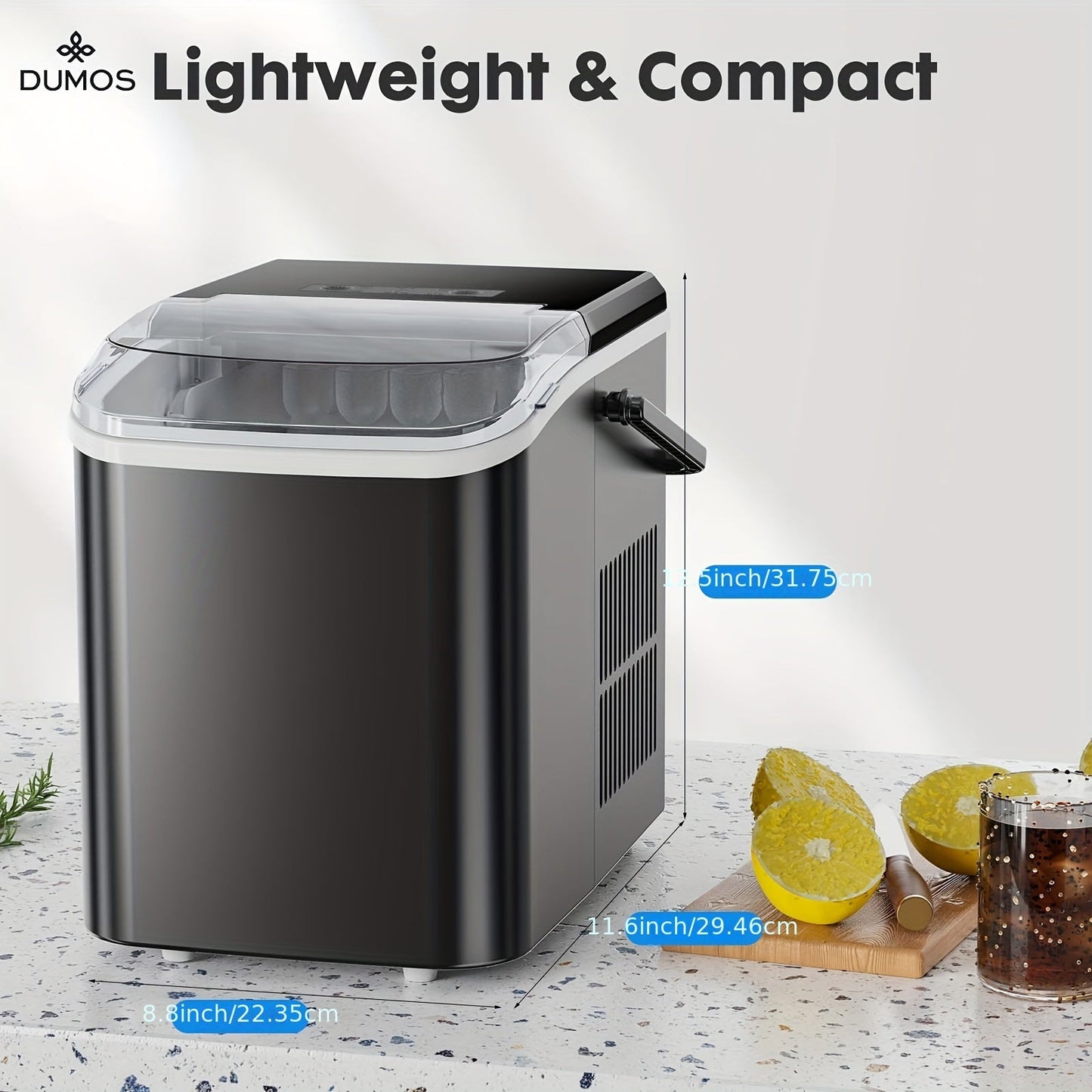 26 Pounds Daily Capacity Ice Maker