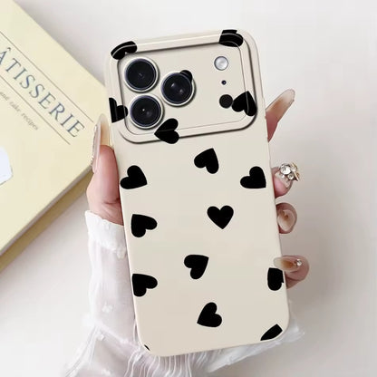 Cute Rabbit Cat Cartoon  For iPhone 17Pro Max Shockproof Soft Silicone Cases  -AX