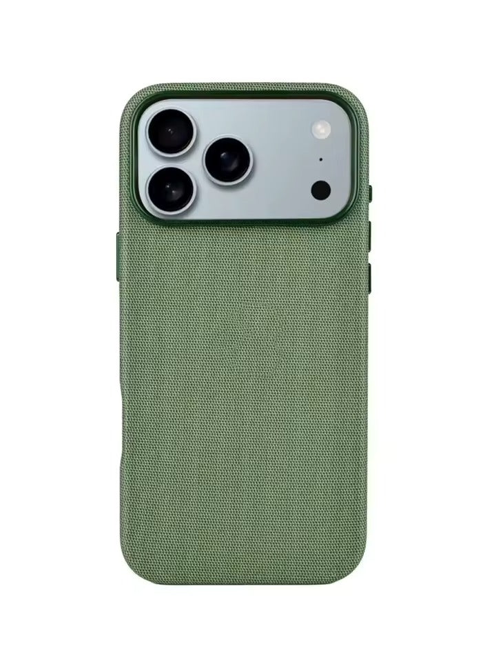 Suitable for Apple 17Pro max_with Cloth Texture Magsafe Animation  Cover-AX