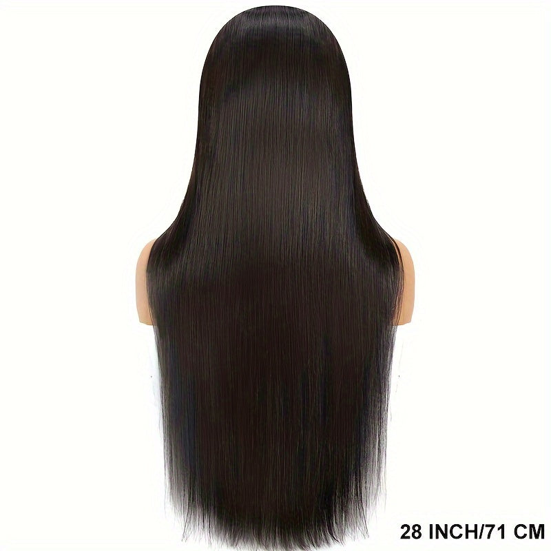 150% Density Straight Human Hair Wig With 4x4 HD Transparent Lace Front Closure - Perfect For Women