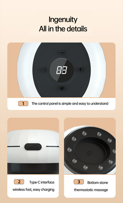 Electric Wireless Intelligent Scraping Cupping Massager