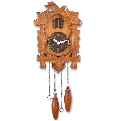 1pc Handcrafted Wooden Cuckoo Clock, MX025, with Auto-Shut-Off Chime...