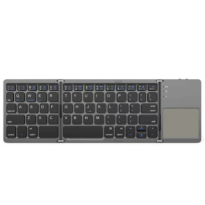 Multi-Device Foldable Bluetooth Keyboard with Touchpad