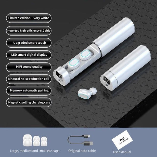 Touch Control Bluetooth Headset with LED display