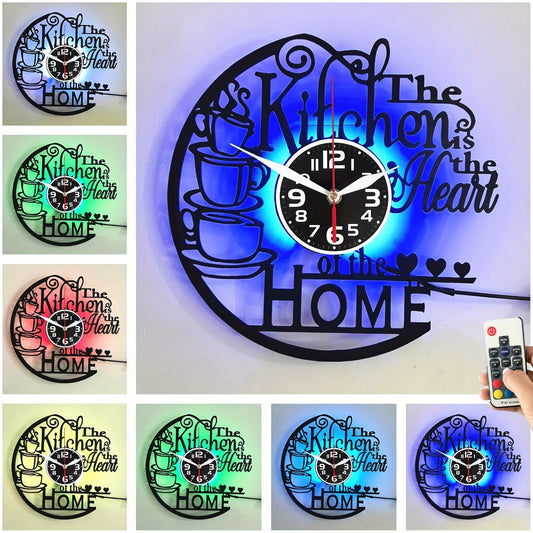 Vintage Vinyl Record Wall Clock..