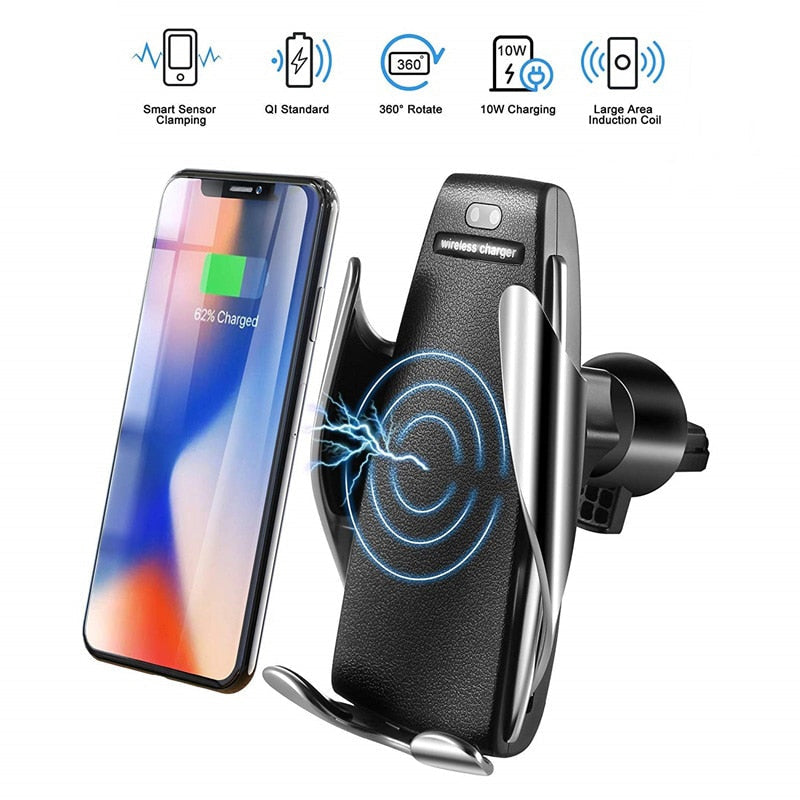 Automatic Clamping Wireless Car Charger