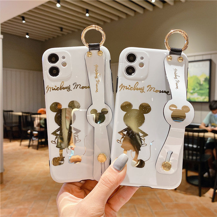 Cute Golden Mickey Sparkle Bling Cover