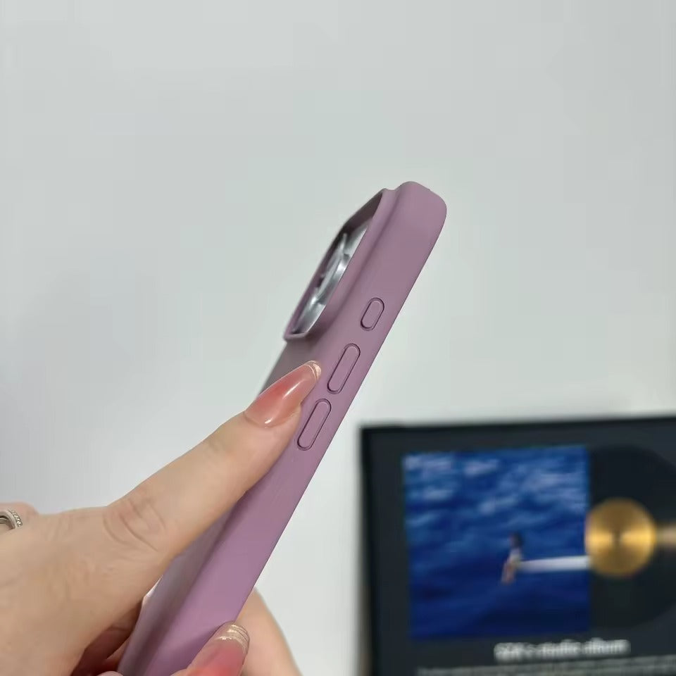 Official Liquid Silicone Magsafe Soft Phone Case For iPhone 17 Pro Max Plus Magnetic Wireless Charge Cover - AX