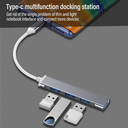 3.0 Type C to USB Ultra-Highspeed Hub Splitter 4Ports In 1