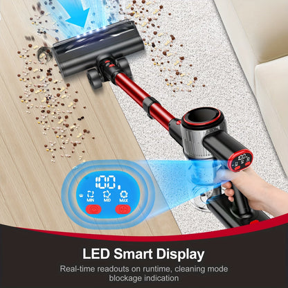 20V 6-in-1 Cordless Vacuum Cleaner with LED Display