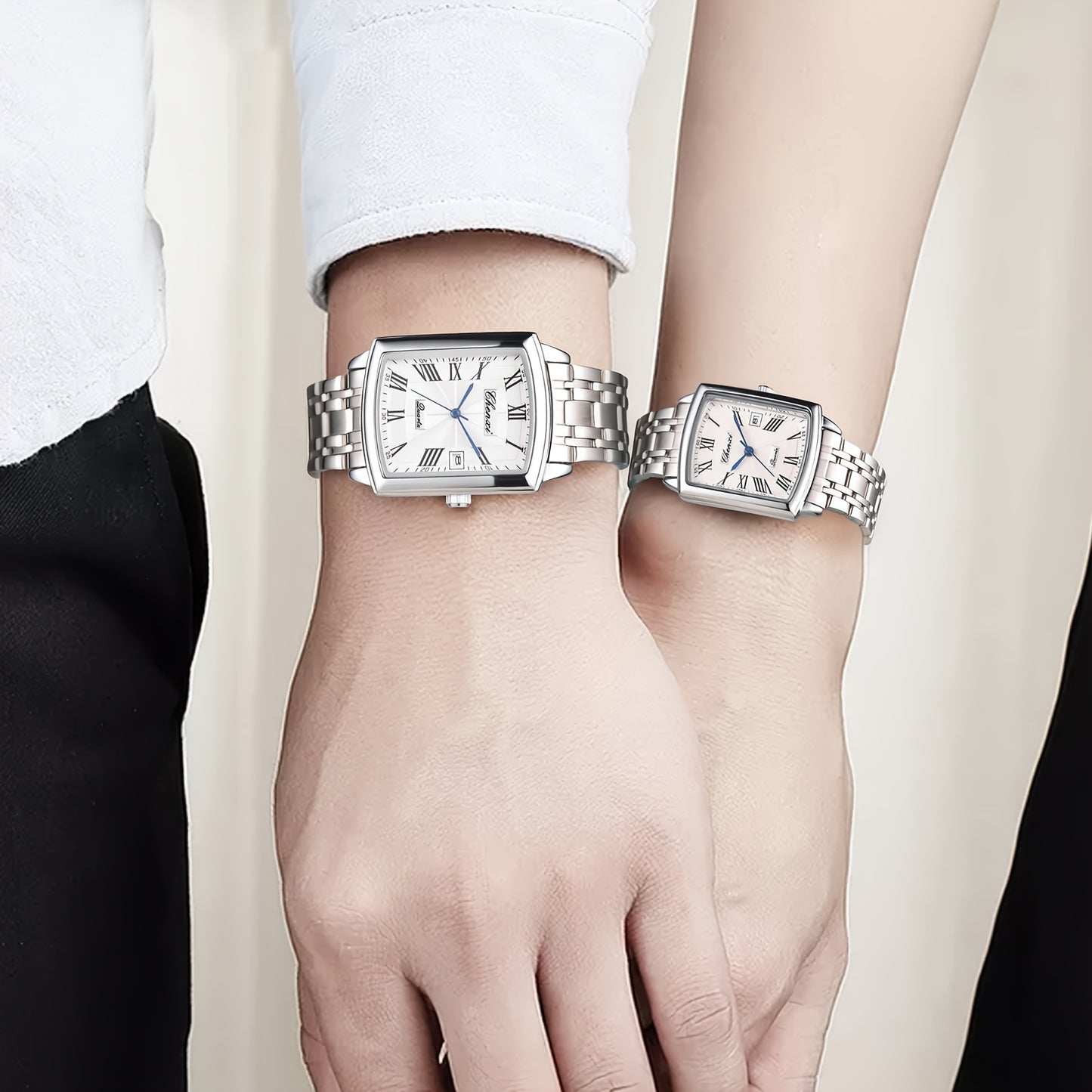 CHENXI Couple Watch Casual Fashion Square Men's And Women's Watch..