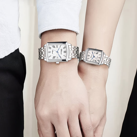 CHENXI Couple Watch Casual Fashion Square Men's And Women's Watch..
