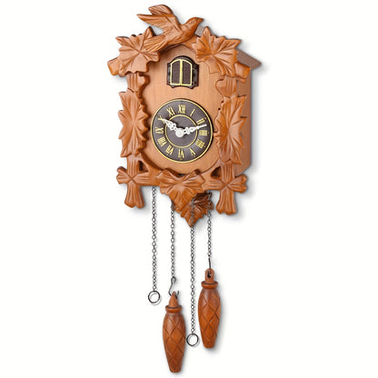 1pc Handcrafted Wooden Cuckoo Clock, MX025, with Auto-Shut-Off Chime...